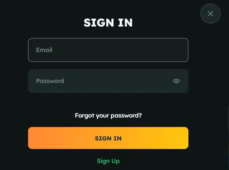 Login Process  foxslots online casino